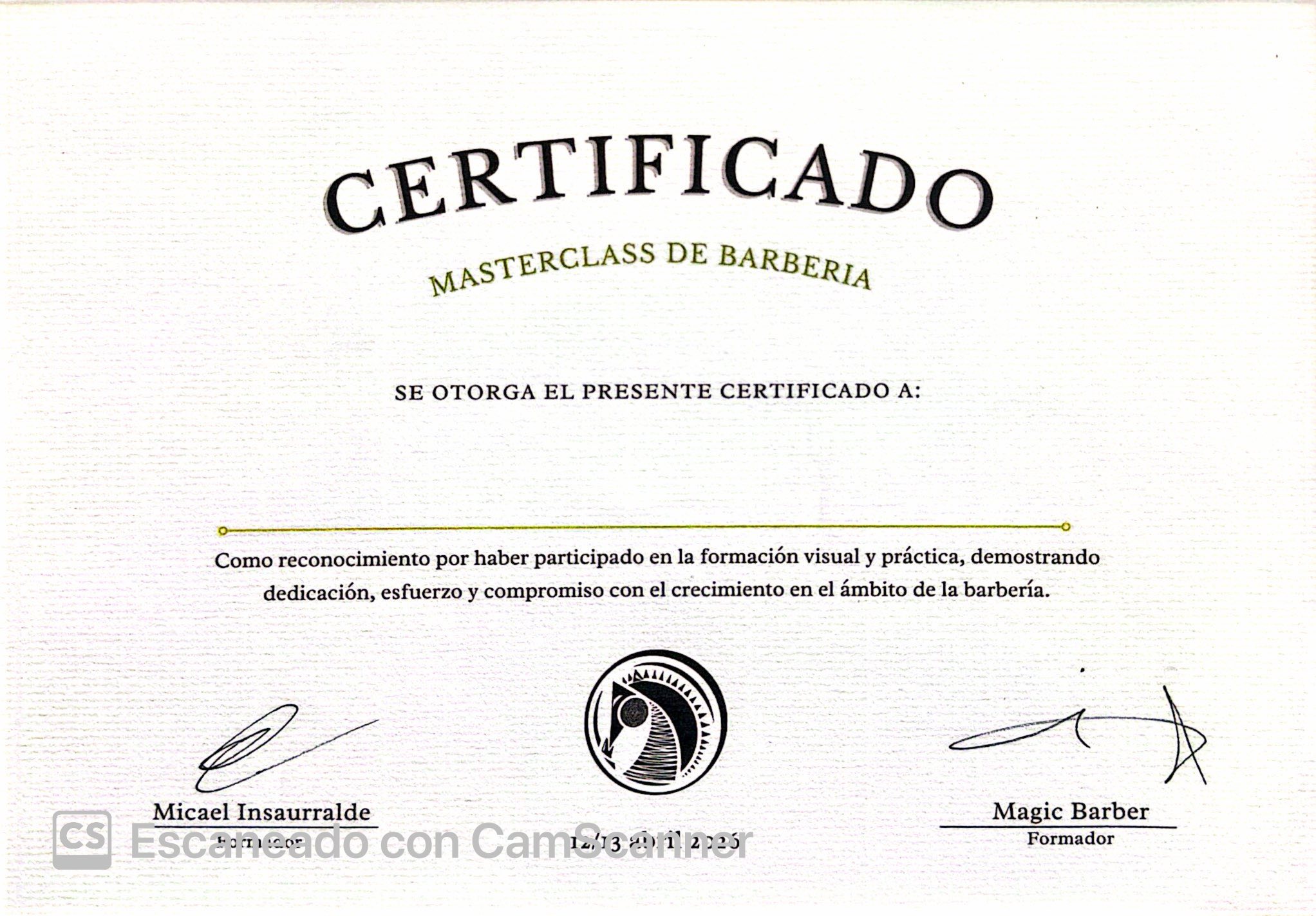 Certificado